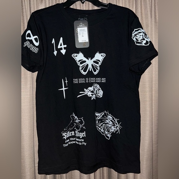 rue 21 black shirt